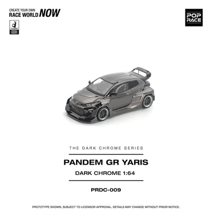 ＜予約商品＞1/64 PANDEM GR YARIS DARK CHROME※2026年12月以後入荷予定