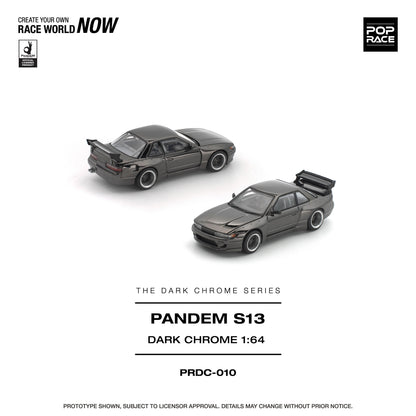 ＜予約商品＞1/64 PANDEM S13 DARK CHROME ※2026年12月以後入荷予定