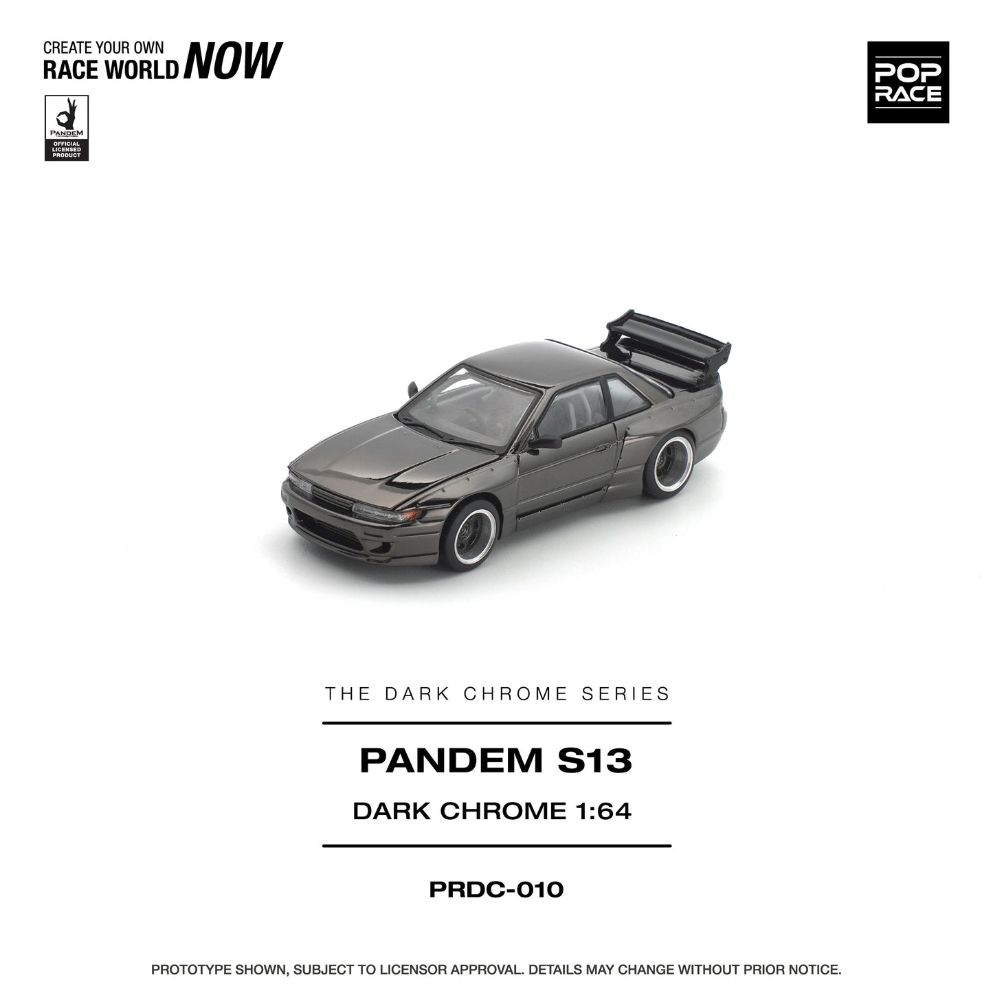 ＜予約商品＞1/64 PANDEM S13 DARK CHROME ※2026年12月以後入荷予定
