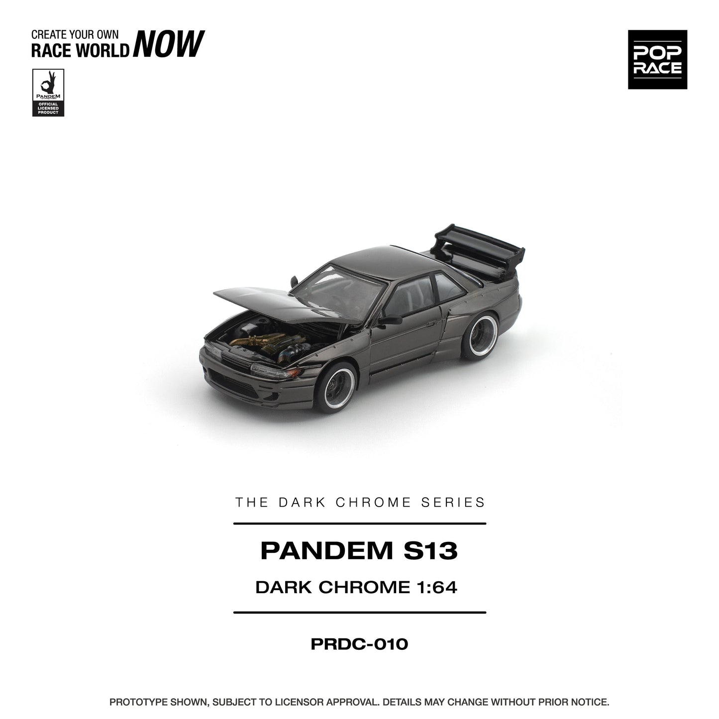 ＜予約商品＞1/64 PANDEM S13 DARK CHROME ※2026年12月以後入荷予定