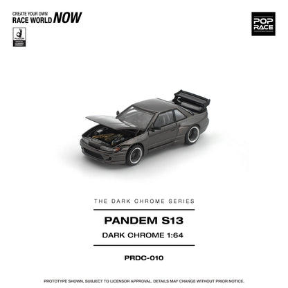 ＜予約商品＞1/64 PANDEM S13 DARK CHROME ※2026年12月以後入荷予定