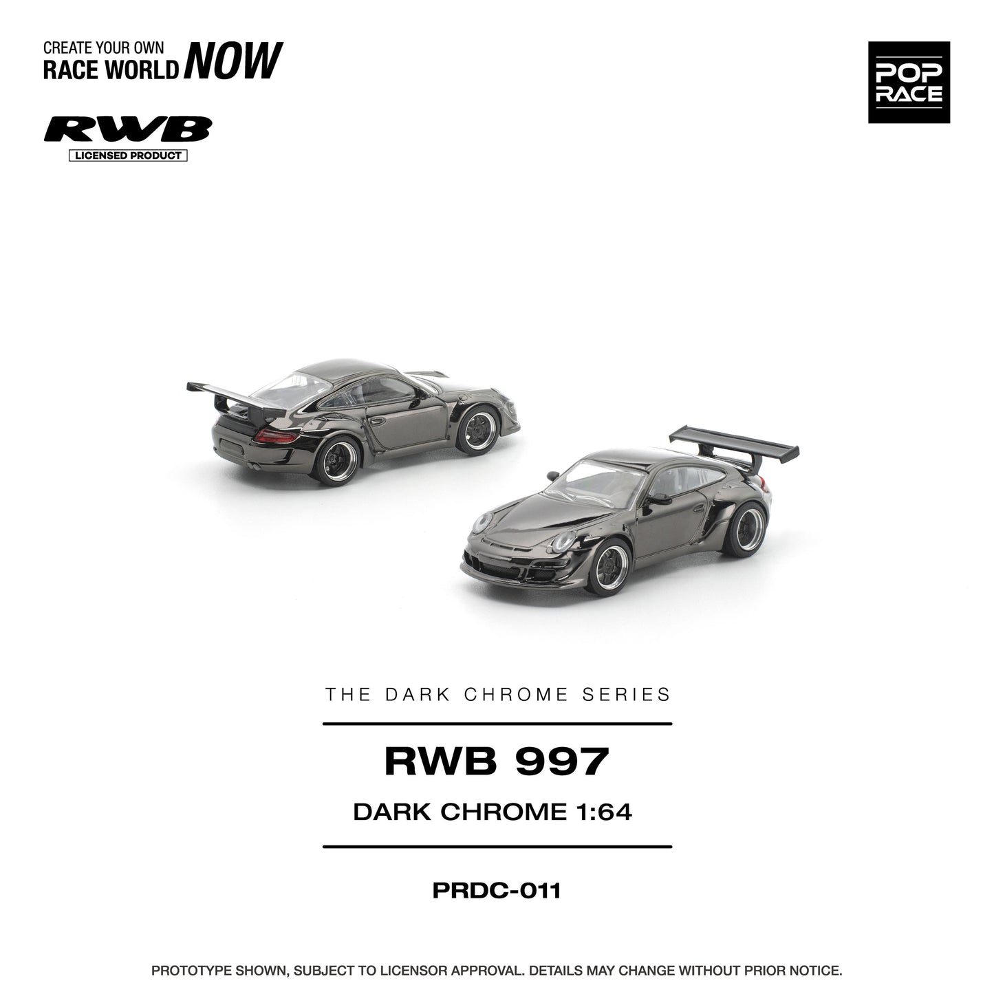 ＜予約商品＞1/64 RWB 997 DARK CHROME ※2026年12月以後入荷予定