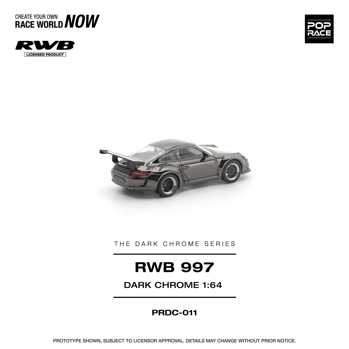 ＜予約商品＞1/64 RWB 997 DARK CHROME ※2026年12月以後入荷予定