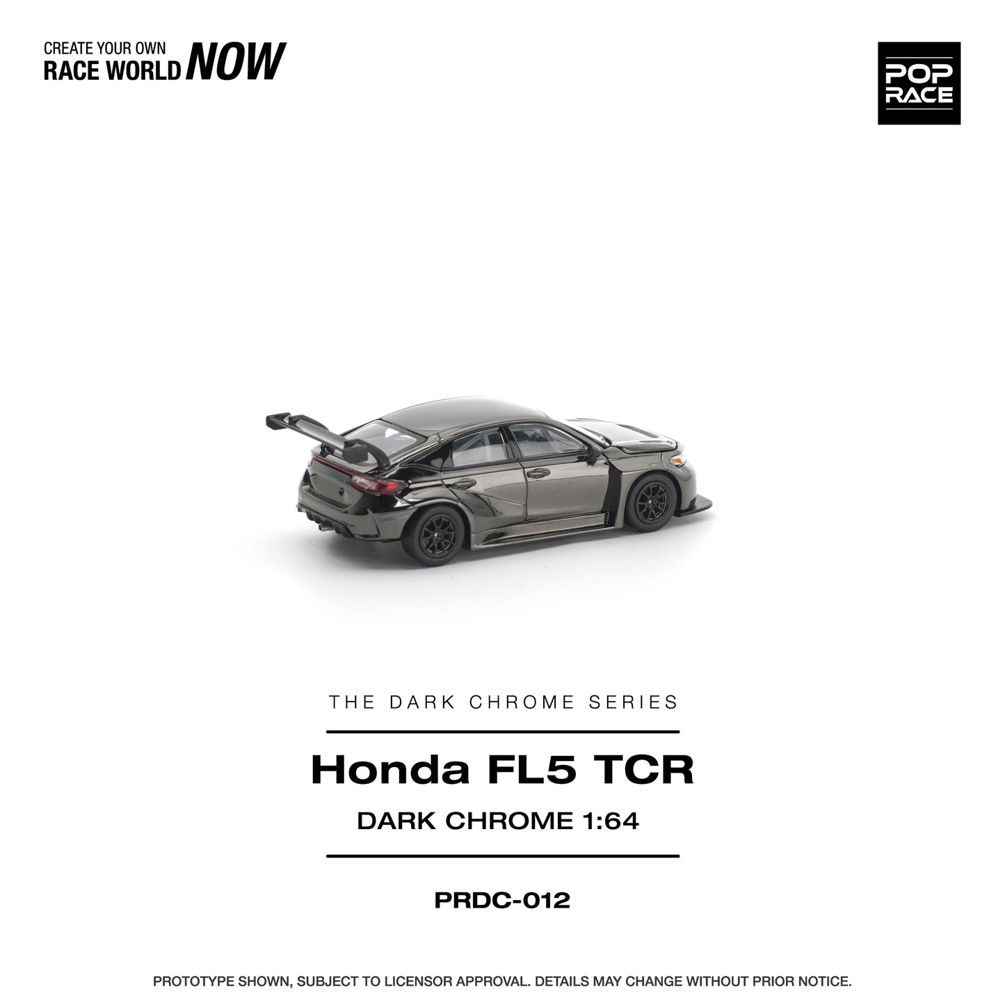 ＜予約商品＞1/64 HONDA CIVIC FL5 TCR DARK CHROME ※2026年12月以後入荷予定