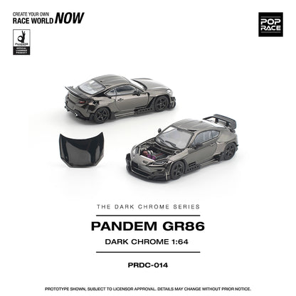 ＜予約商品＞1/64 PANDEM GR 86 DARK CHROME ※2027年6月以後入荷予定