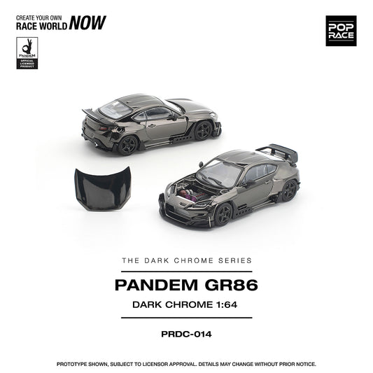 ＜予約商品＞1/64 PANDEM GR 86 DARK CHROME ※2027年6月以後入荷予定