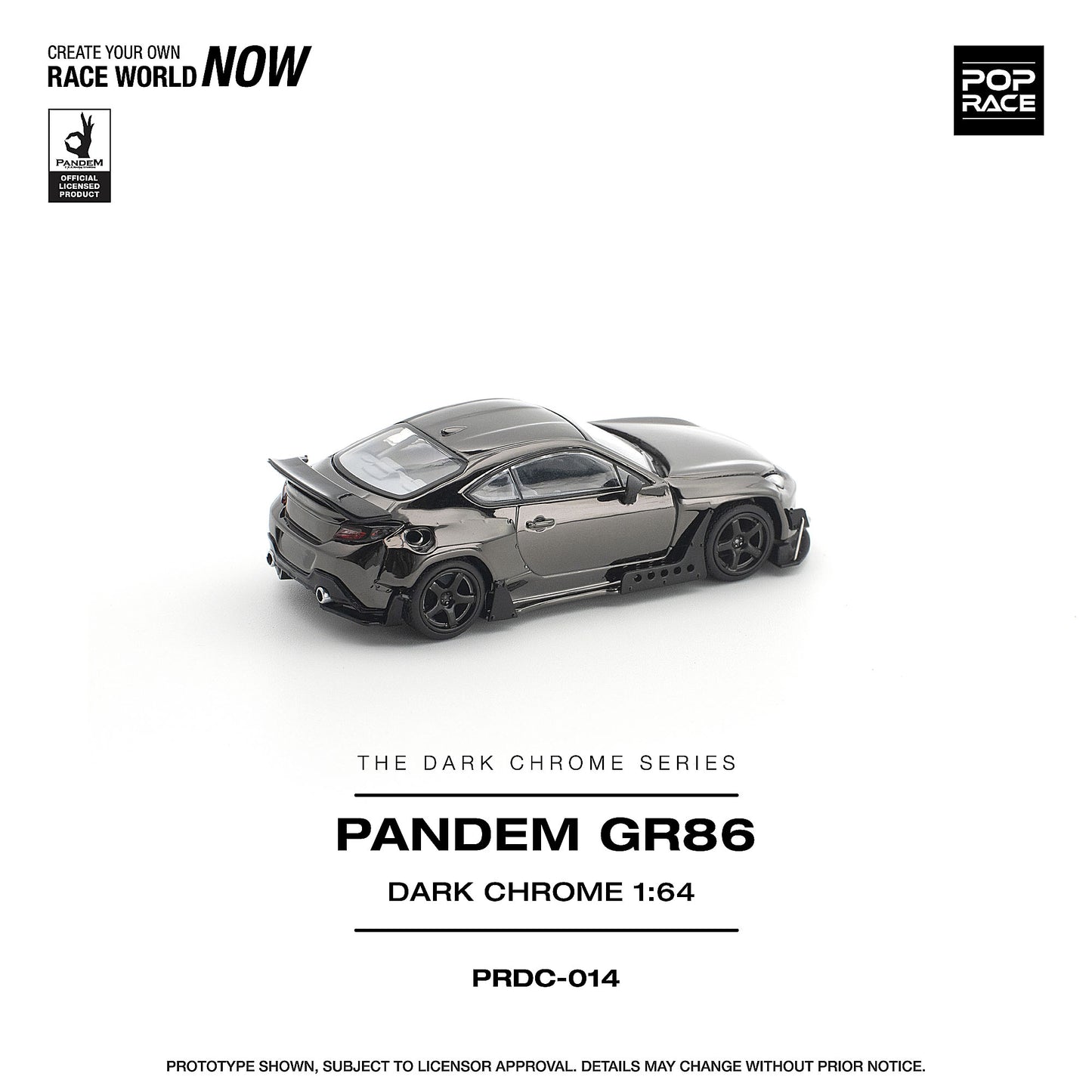 ＜予約商品＞1/64 PANDEM GR 86 DARK CHROME ※2027年6月以後入荷予定