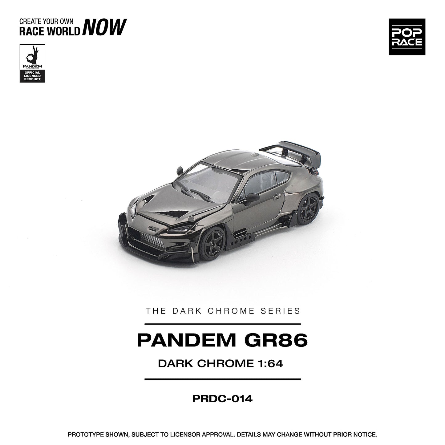 ＜予約商品＞1/64 PANDEM GR 86 DARK CHROME ※2027年6月以後入荷予定