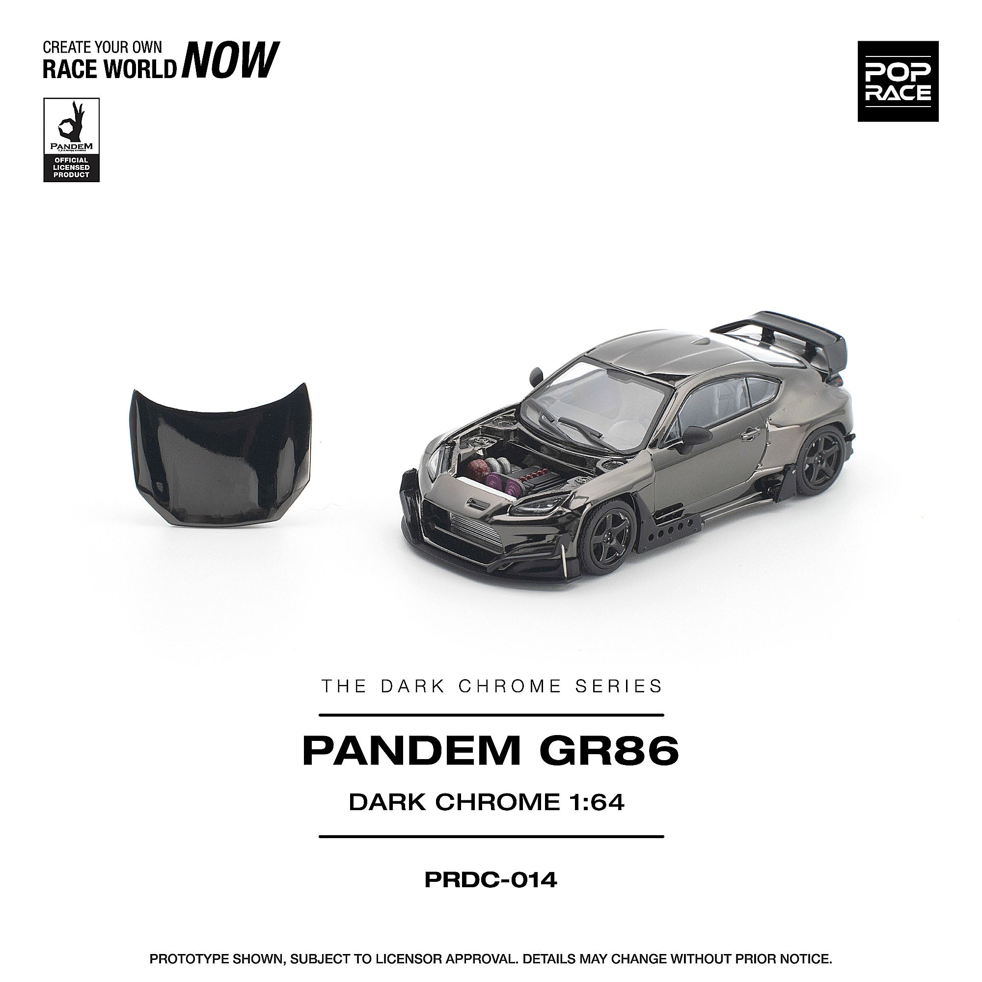 予約商品＞1/64 PANDEM GR 86 DARK CHROME ※2027年6月以後入荷予定