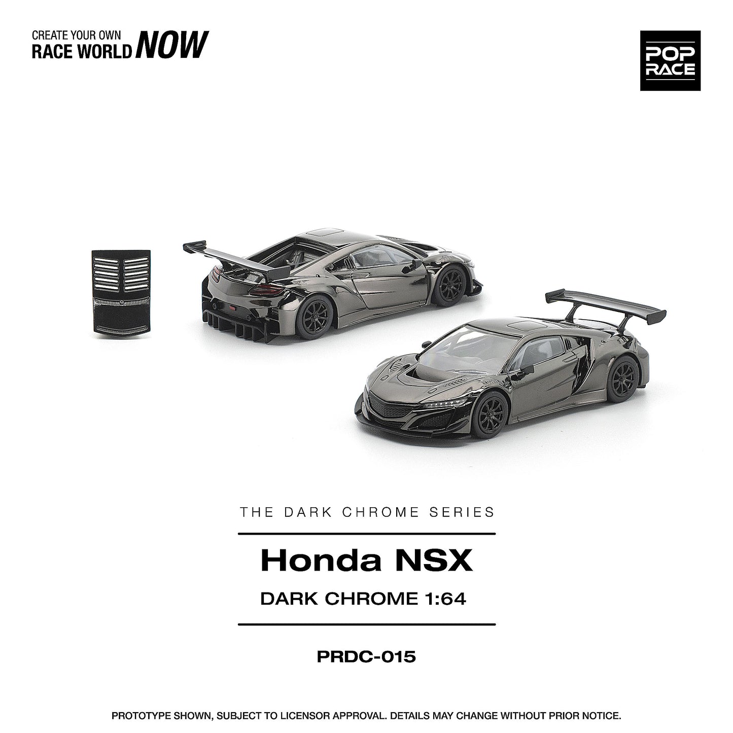 ＜予約商品＞1/64 HONDA NSX GT3 EVO22 DARK CHROME※2027年6月以後入荷予定