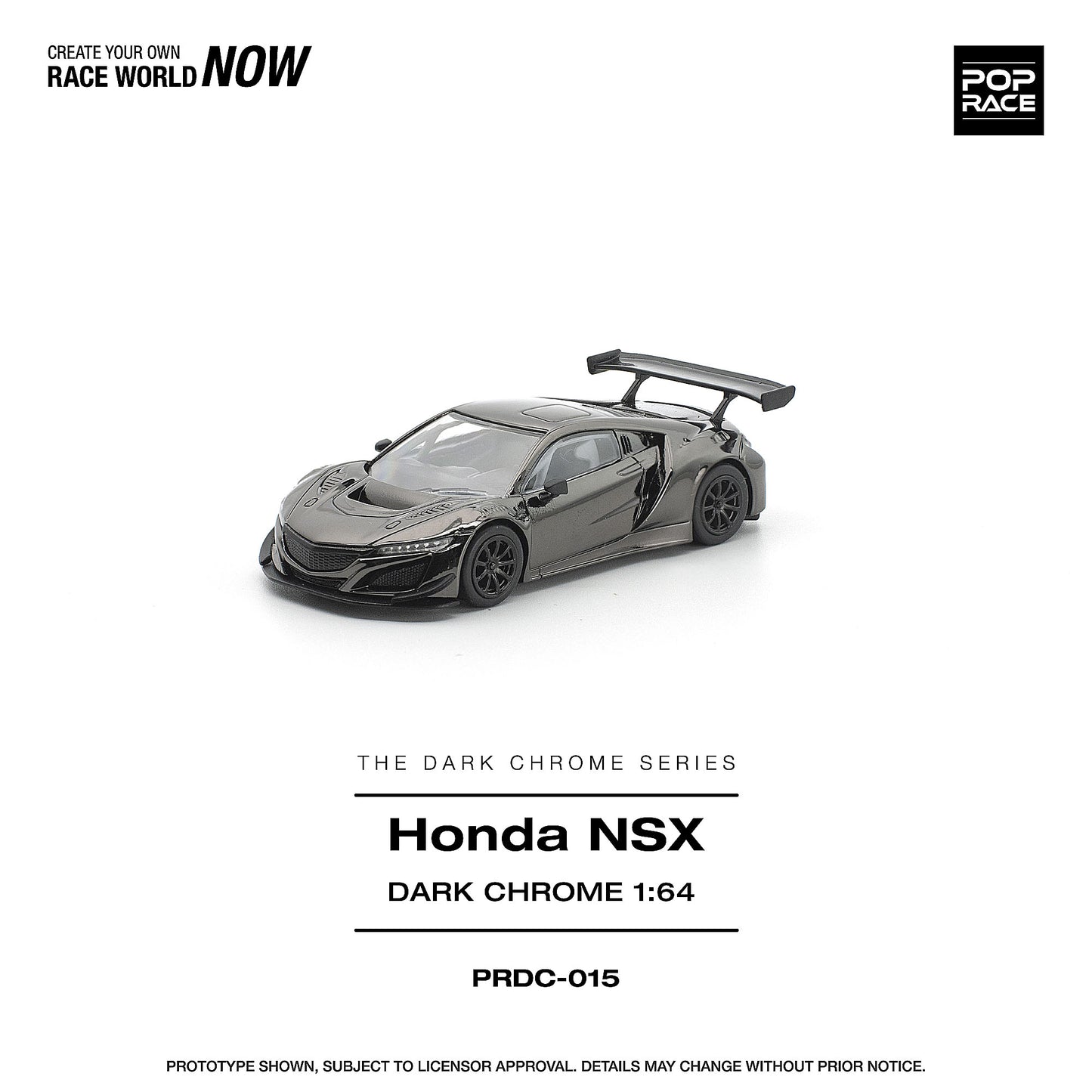 ＜予約商品＞1/64 HONDA NSX GT3 EVO22 DARK CHROME※2027年6月以後入荷予定