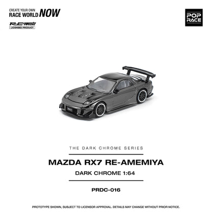 ＜予約商品＞1/64 MAZDA RX-7 RE-AMEMIYA DARK CHROME※2027年6月以後入荷予定
