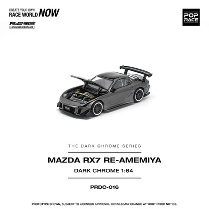 ＜予約商品＞1/64 MAZDA RX-7 RE-AMEMIYA DARK CHROME※2027年6月以後入荷予定