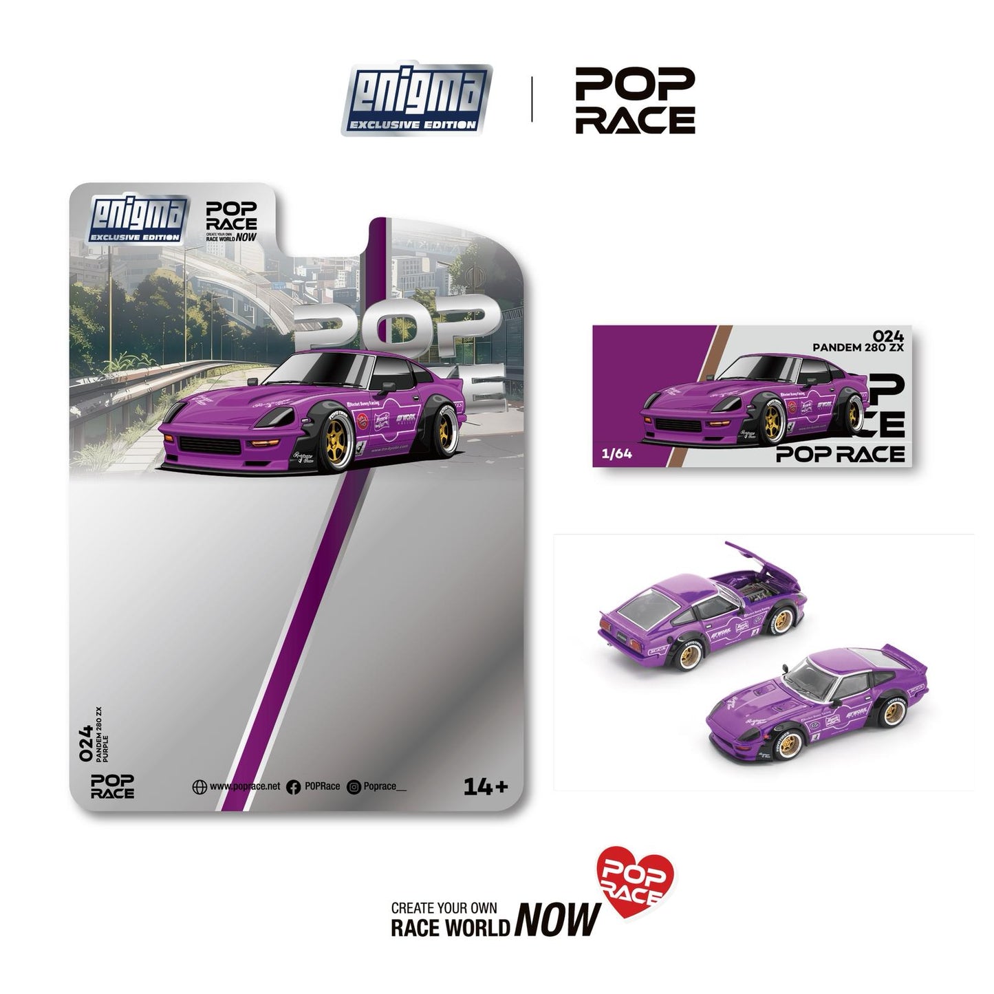 ＜予約商品＞1/64 Pandem 280ZX Purple ※2026年6月以後入荷予定