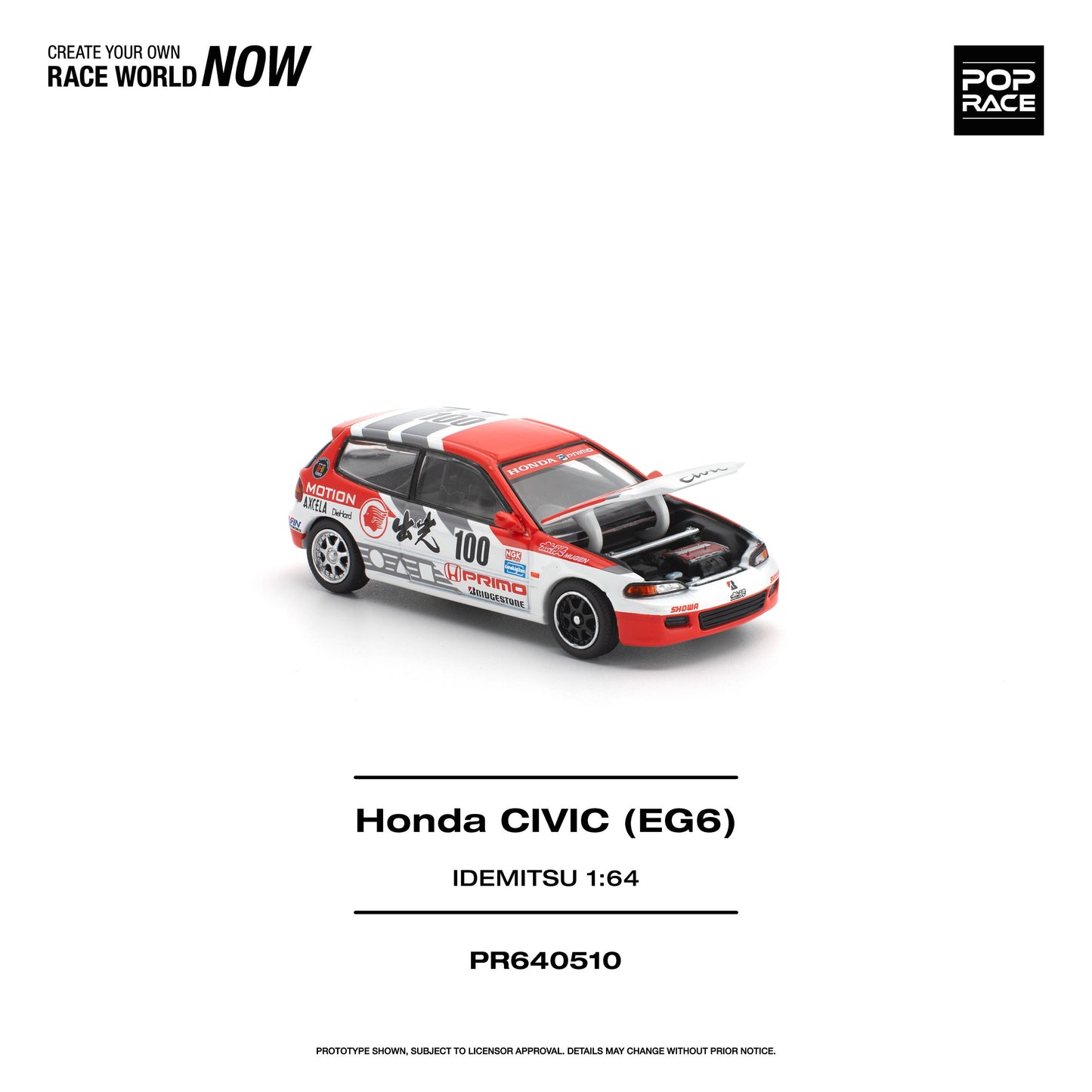 ＜予約商品＞1/64 HONDA CIVIC (EG6) IDEMITSU MOTION INFINITE ※2026年12月以後入荷予定
