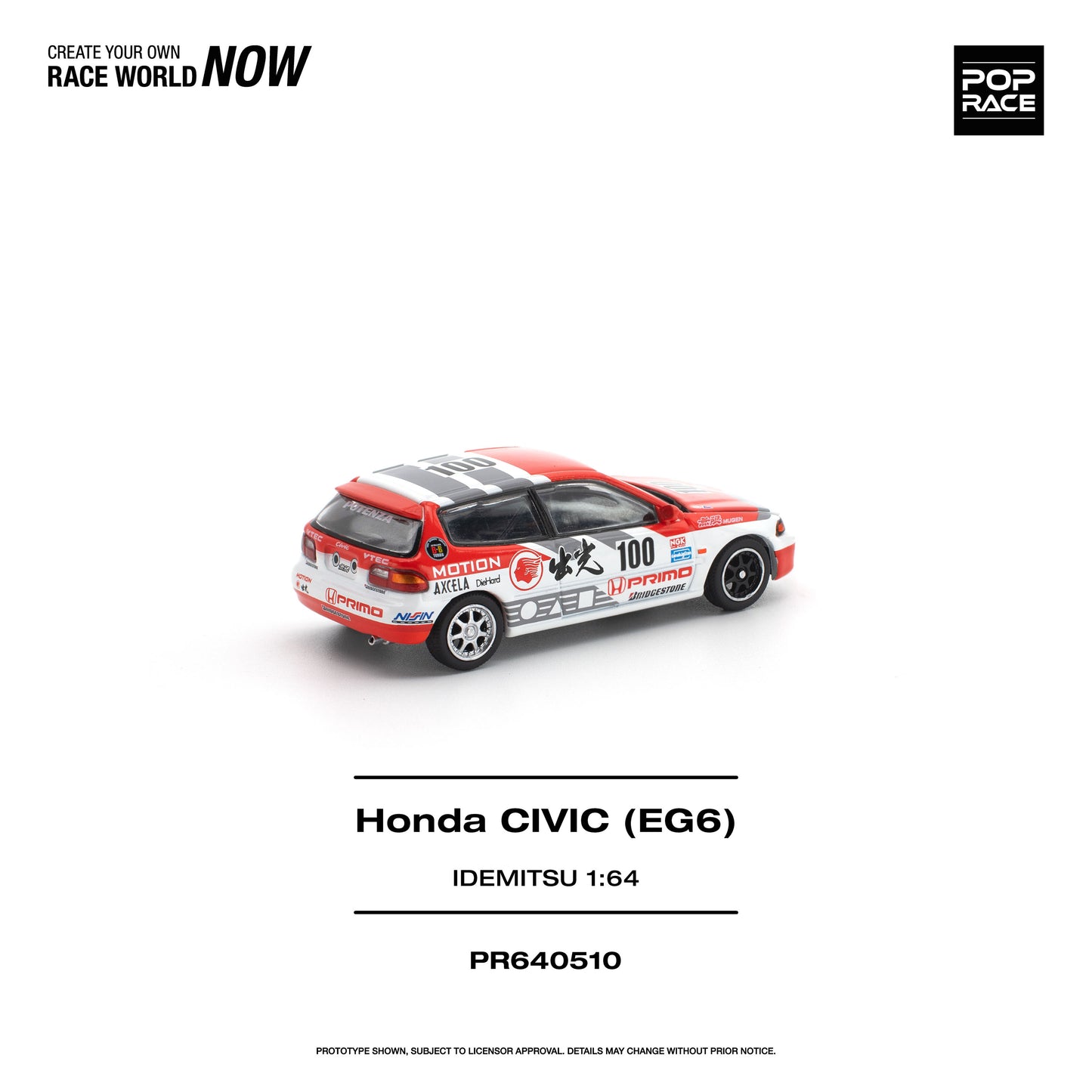 ＜予約商品＞1/64 HONDA CIVIC (EG6) IDEMITSU MOTION INFINITE ※2026年12月以後入荷予定