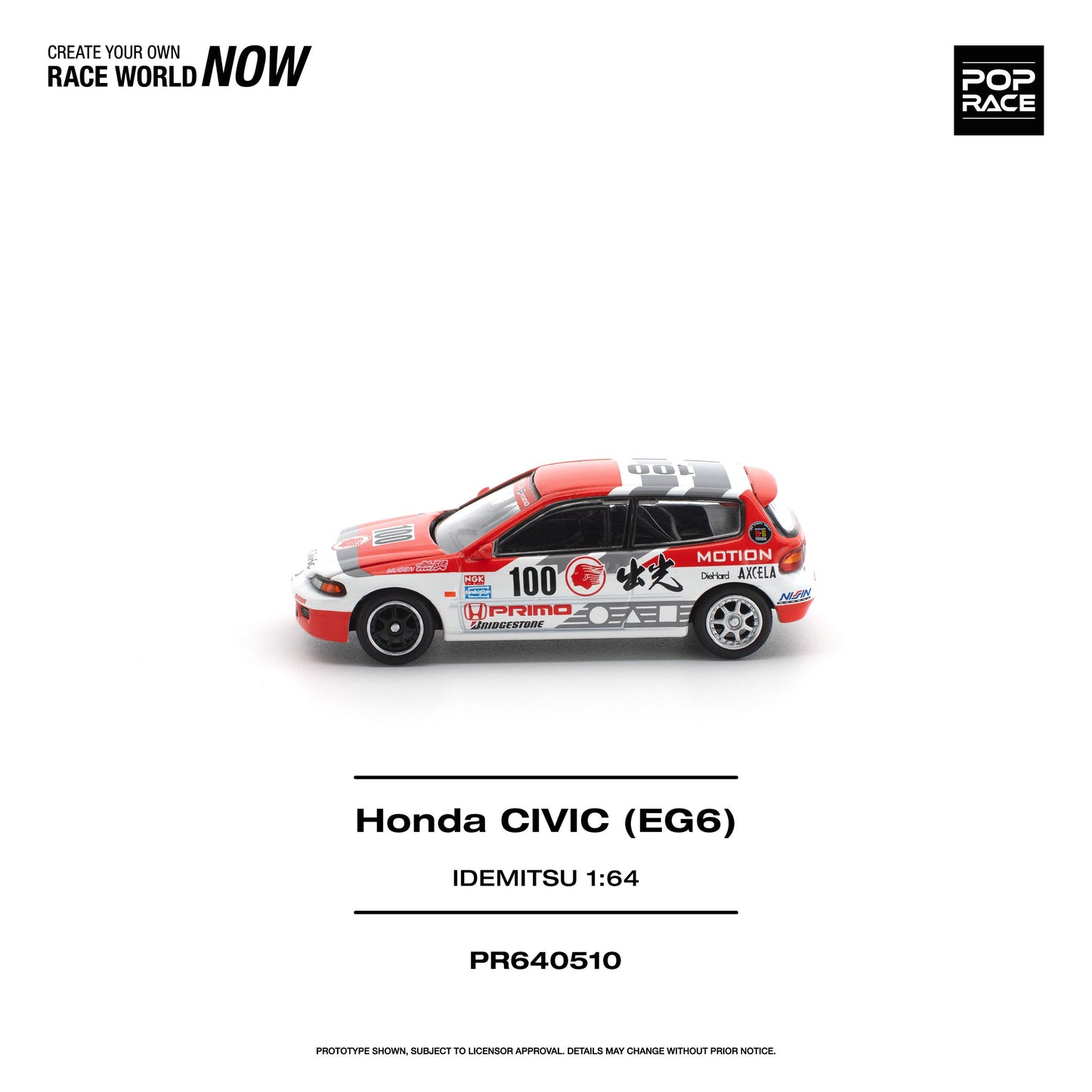 ＜予約商品＞1/64 HONDA CIVIC (EG6) IDEMITSU MOTION INFINITE ※2026年12月以後入荷予定