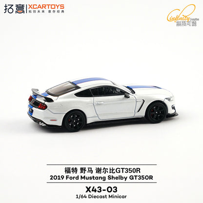 ＜予約商品＞1/64 FORD MUSTANG SHELBY GT350R WHITE ※2027年1月以後入荷予定