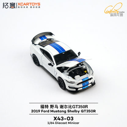 ＜予約商品＞1/64 FORD MUSTANG SHELBY GT350R WHITE ※2027年1月以後入荷予定