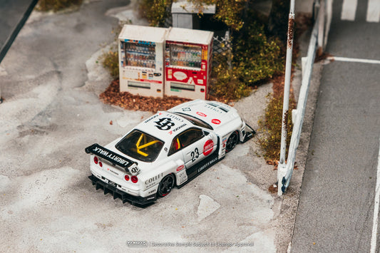 ＜予約商品＞1/64  LB-ER34 Super Silhouette SKYLINE White  ※2026年10月以後入荷予定