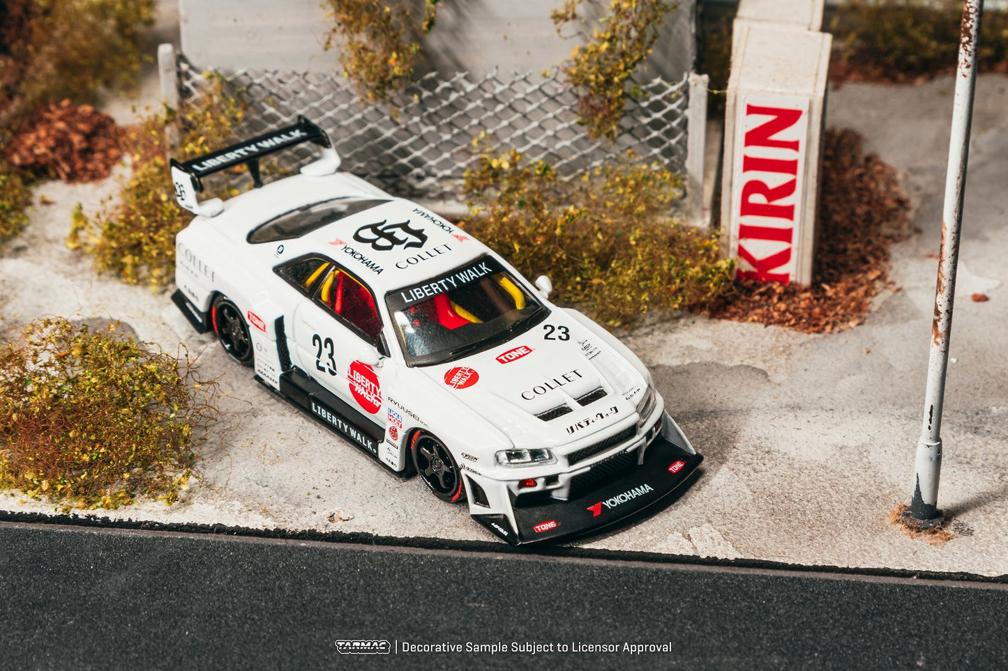 ＜予約商品＞1/64  LB-ER34 Super Silhouette SKYLINE White  ※2026年10月以後入荷予定