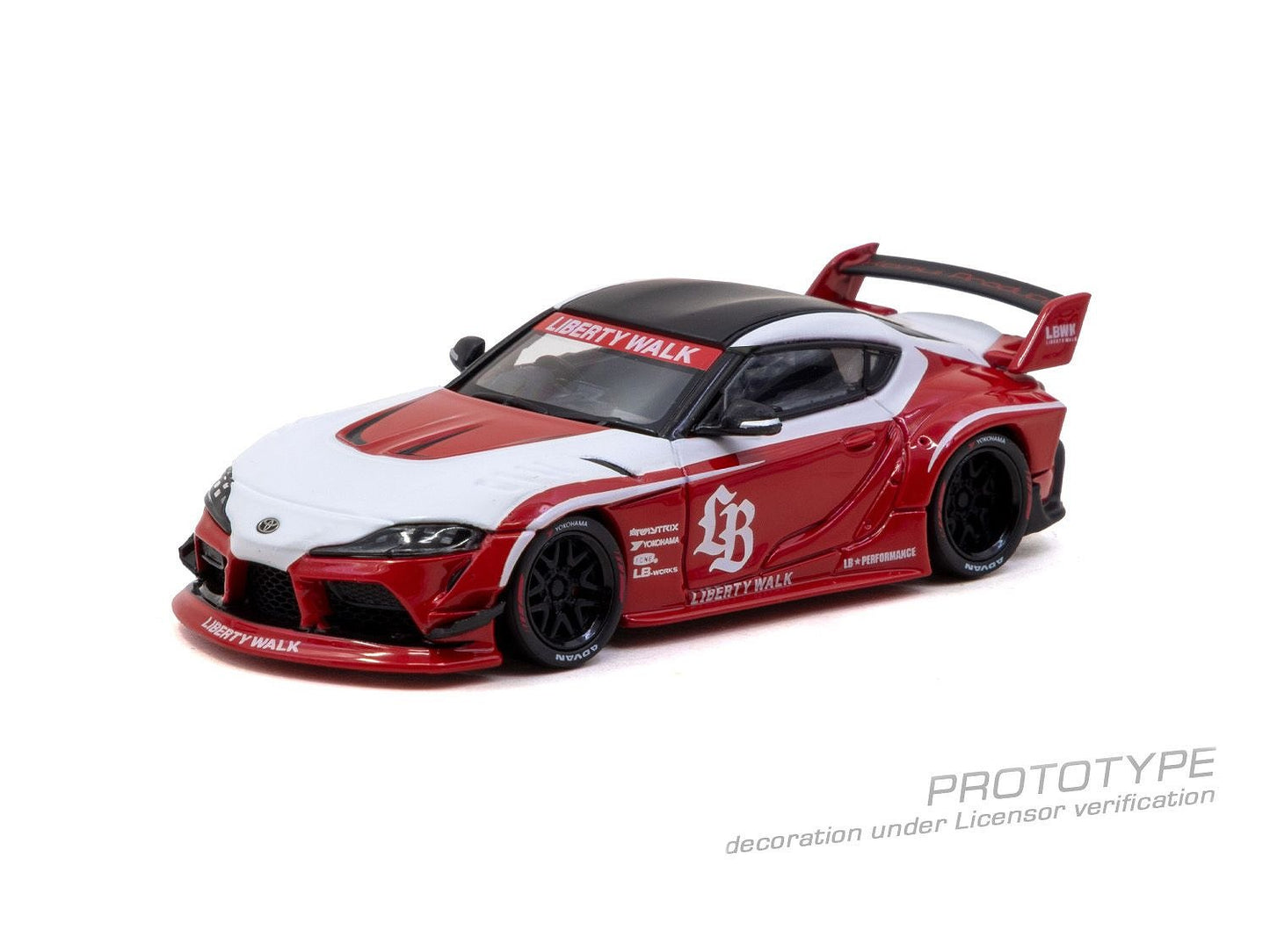 ＜予約商品＞1/64 LB-WORKS TOYOTA SUPRA (A90) Red※2027年2月以後入荷予定