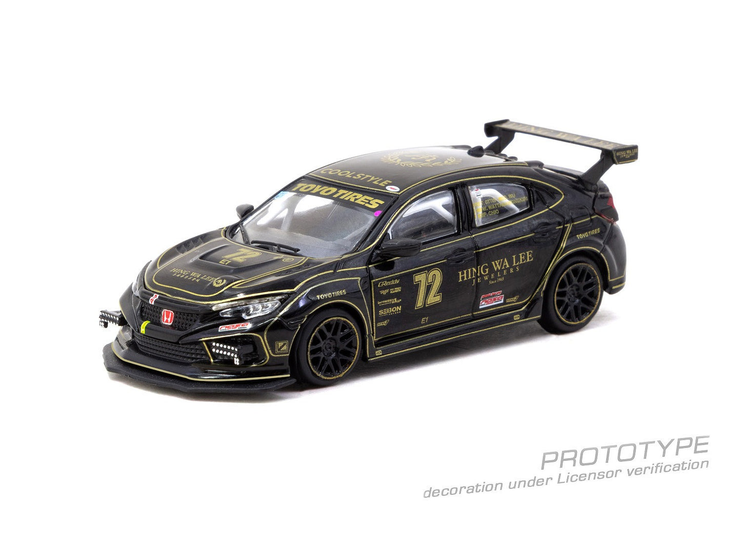＜予約商品＞1/64 Honda Civic TYPE R FK8 NASA Western Endurance Racing Championship 2021 Daniel Wu / Tazio Ottis / Will Wattanawongkiri / Patrick Chio ※2026年7月以後入荷予定