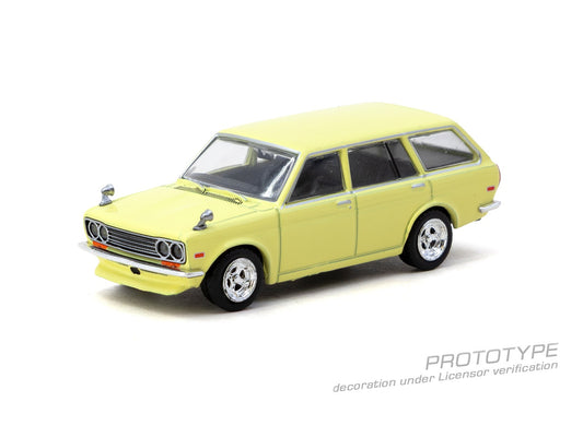 ＜予約商品＞1/64 Datsun Bluebird 510 Wagon Yellow ※2026年8月以後入荷予定