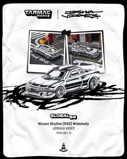 ＜予約商品＞1/64 Nissan Skyline (R32) Widebody - Designed by JOSHUA VIDES ※2027年4月以後入荷予定