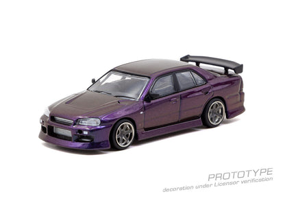 ＜予約商品＞1/64 URAS Skyline ER34 Midnight Purple ※2026年11月以後入荷予定