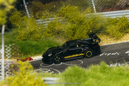 ＜予約商品＞1/64 Porsche GT3RS (992.1) MR Black Yellow Tarmac Special Edition ※2026年11月以後入荷予定