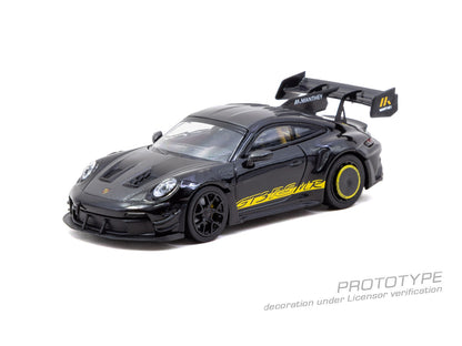 ＜予約商品＞1/64 Porsche GT3RS (992.1) MR Black Yellow Tarmac Special Edition ※2026年11月以後入荷予定