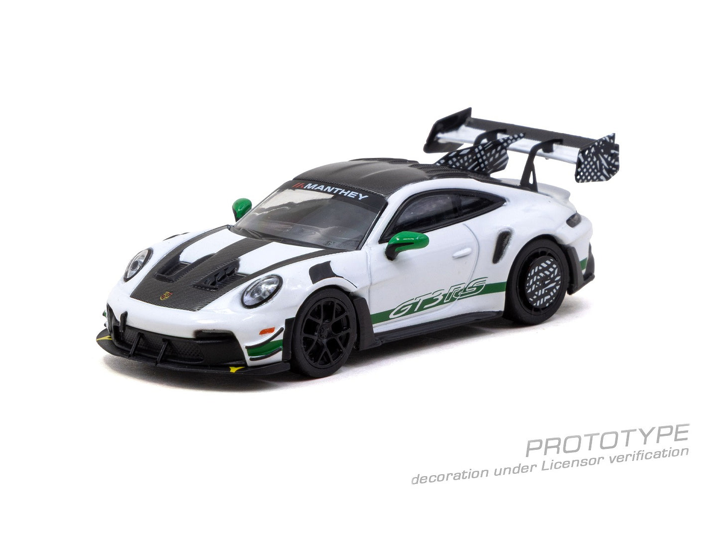 ＜予約商品＞1/64 Porsche GT3RS(992.1) MR White Green ※2026年12月以後入荷予定