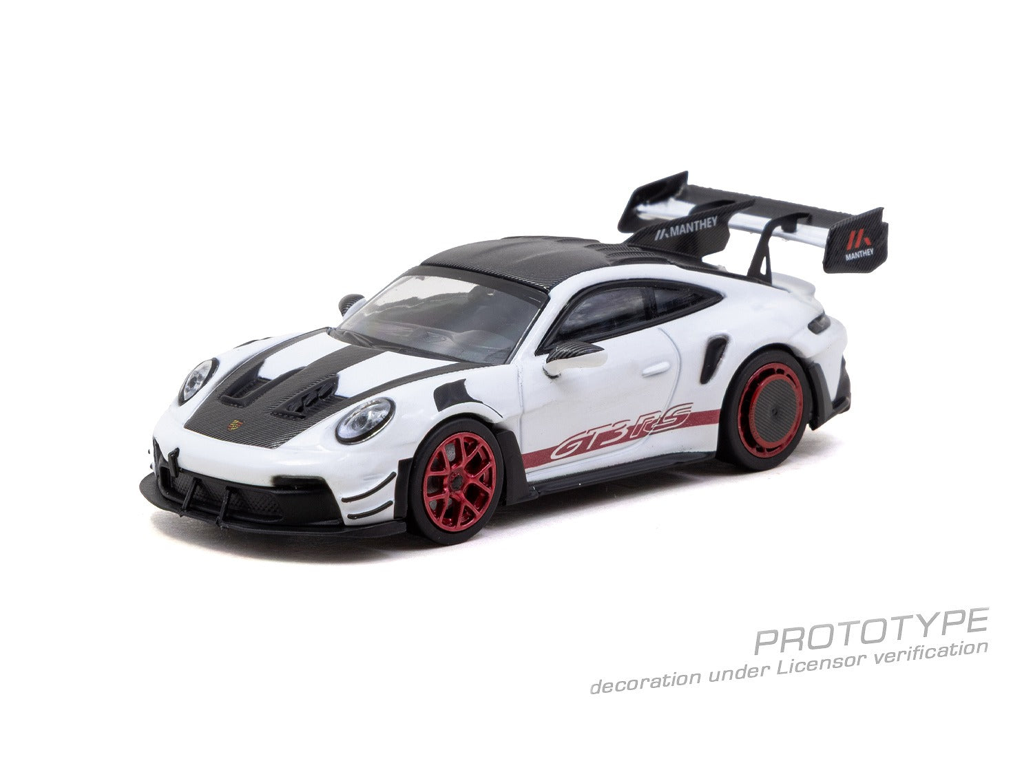 予約商品＞1/64 Porsche GT3RS (992.1) MR White Red Tarmac Special