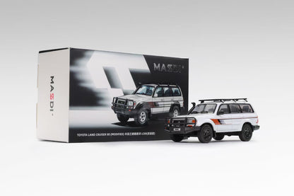 ＜予約商品＞1/64 TOYOTA LAND CRUISER 80 CUSTOM WHITE　1/64 トヨタ ランドクルーザー 80 カスタム ホワイト※2026年12月以後入荷予定