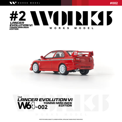 ＜予約商品＞1/64 MITSUBISHI LANCER EVOLUTION VI TOMMI MAKINEN RED ※2026年9月以後入荷予定