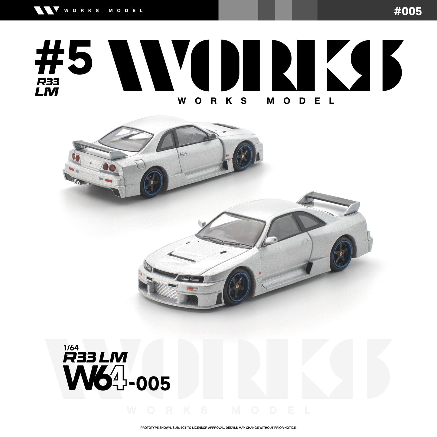 ＜予約商品＞1/64 R33 LM SILVER ※2026年9月以後入荷予定