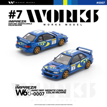 ＜予約商品＞1/64 SUBARU IMPREZA WRC 1997 MONTE CARLO COLIN MCRAE ※2026年9月以後入荷予定