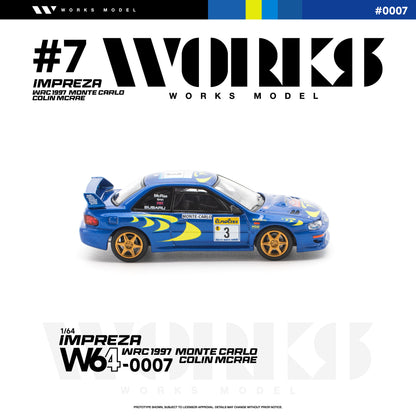 ＜予約商品＞1/64 SUBARU IMPREZA WRC 1997 MONTE CARLO COLIN MCRAE ※2026年9月以後入荷予定