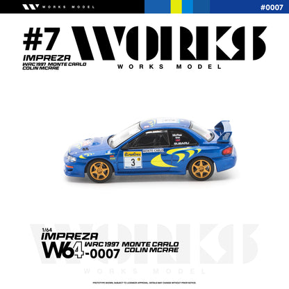 ＜予約商品＞1/64 SUBARU IMPREZA WRC 1997 MONTE CARLO COLIN MCRAE ※2026年9月以後入荷予定