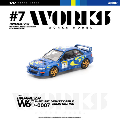 ＜予約商品＞1/64 SUBARU IMPREZA WRC 1997 MONTE CARLO COLIN MCRAE ※2026年9月以後入荷予定