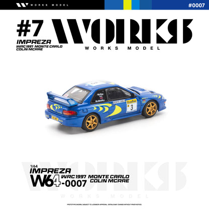 ＜予約商品＞1/64 SUBARU IMPREZA WRC 1997 MONTE CARLO COLIN MCRAE ※2026年9月以後入荷予定