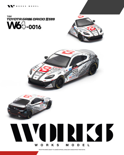 ＜予約商品＞1/64 TOYOTA GR86 ORIDO #599 ※2027年9月以後入荷予定