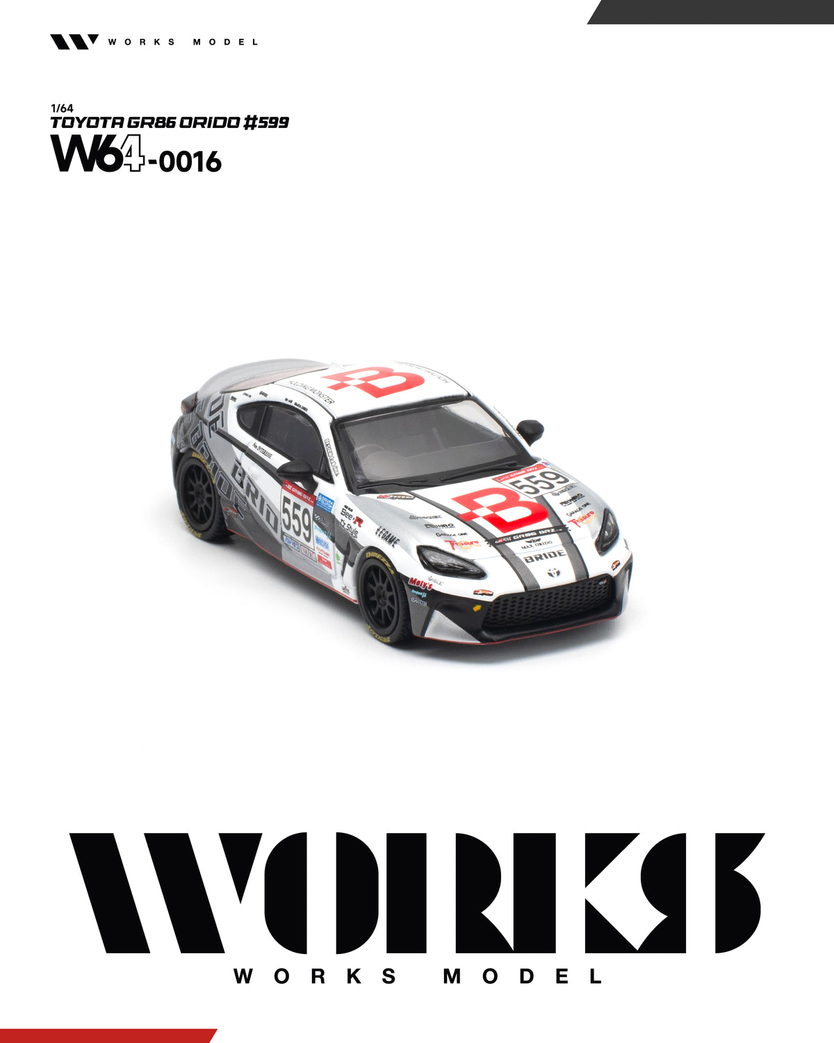 ＜予約商品＞1/64 TOYOTA GR86 ORIDO #599 ※2027年9月以後入荷予定