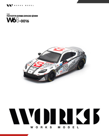 ＜予約商品＞1/64 TOYOTA GR86 ORIDO #599 ※2027年9月以後入荷予定