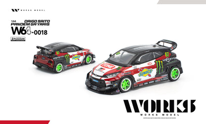 ＜予約商品＞1/64 PANDEM GR YARIS DAIGO SAITO ※2027年7月以後入荷予定