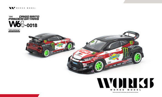 ＜予約商品＞1/64 PANDEM GR YARIS DAIGO SAITO ※2027年7月以後入荷予定
