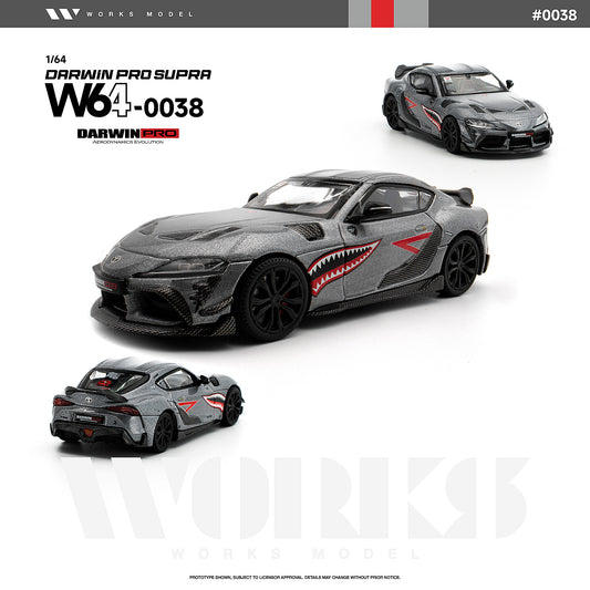 ＜予約商品＞1/64 DARWIN PRO SUPRA CARBON GREY ※2026年12月以後入荷予定