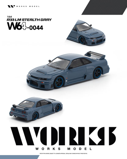 ＜予約商品＞1/64 R33 LM STEALTH GRAY　R33 LM ステルスグレー　 ※2027年9月以後入荷予定