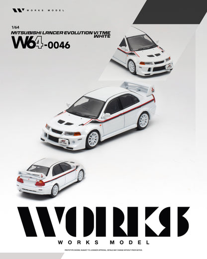 ＜予約商品＞1/64 MITSUBISHI LANCER EVOLUTION VI TOMMI MAKINEN WHITE 三菱 ランサーエボリューション VI トミ・マキネン ホワイト※2027年9月以後入荷予定